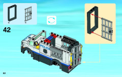 LEGO 60043 instructions page 62 – build guide
