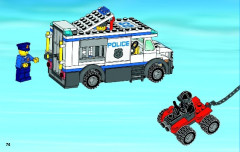 LEGO 60043 instructions page 74 – build guide