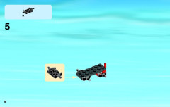 LEGO 60043 instructions page 8 – build guide