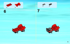 LEGO 60043 instructions page 9 – build guide