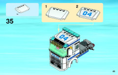 LEGO 60044 instructions page 43 – build guide