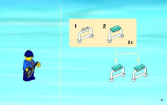 LEGO 60044 instructions page 5 – build guide