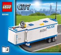 LEGO 60044 instructions page 1 – build guide