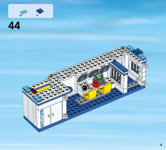 LEGO 60044 instructions page 9 – build guide