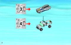 LEGO 60045 instructions page 2 – build guide