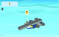 LEGO 60045 instructions page 8 – build guide