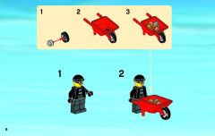 LEGO 60046 instructions page 6 – build guide