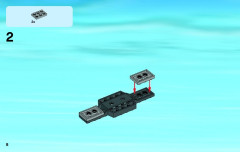 LEGO 60046 instructions page 8 – build guide