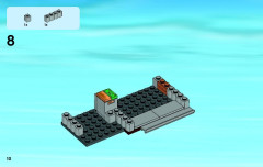 LEGO 60046 instructions page 10 – build guide