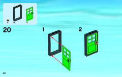 LEGO 60046 instructions page 22 – build guide