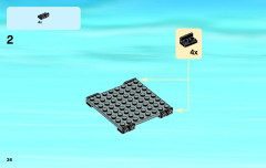 LEGO 60046 instructions page 36 – build guide