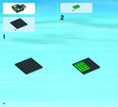 LEGO 60046 instructions page 10 – build guide