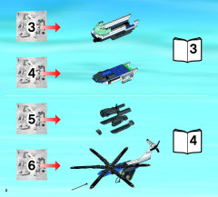 LEGO 60046 instructions page 2 – build guide