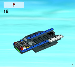 LEGO 60046 instructions page 21 – build guide