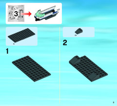 LEGO 60046 instructions page 3 – build guide