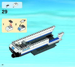 LEGO 60046 instructions page 34 – build guide