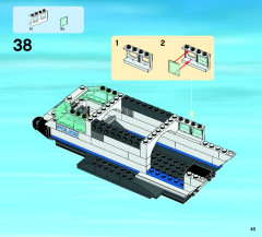LEGO 60046 instructions page 43 – build guide