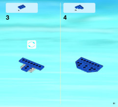 LEGO 60046 instructions page 51 – build guide