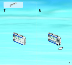LEGO 60046 instructions page 61 – build guide
