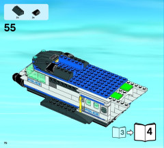 LEGO 60046 instructions page 70 – build guide