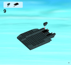 LEGO 60046 instructions page 9 – build guide