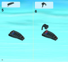 LEGO 60046 instructions page 10 – build guide