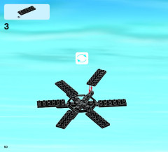 LEGO 60046 instructions page 50 – build guide