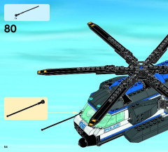 LEGO 60046 instructions page 54 – build guide