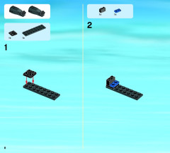 LEGO 60046 instructions page 8 – build guide