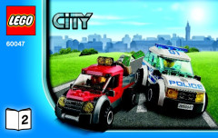 LEGO 60047 instructions page 1 – build guide