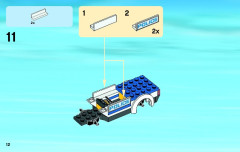 LEGO 60047 instructions page 12 – build guide