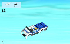 LEGO 60047 instructions page 14 – build guide