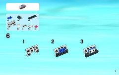 LEGO 60047 instructions page 7 – build guide