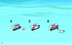 LEGO 60047 instructions page 8 – build guide