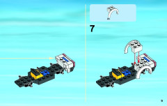 LEGO 60047 instructions page 9 – build guide