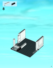 LEGO 60047 instructions page 9 – build guide