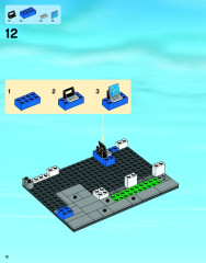 LEGO 60047 instructions page 12 – build guide