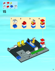 LEGO 60047 instructions page 15 – build guide