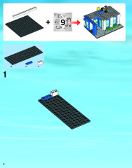LEGO 60047 instructions page 2 – build guide