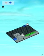 LEGO 60047 instructions page 9 – build guide