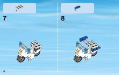 LEGO 60047 instructions page 10 – build guide