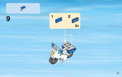 LEGO 60047 instructions page 11 – build guide