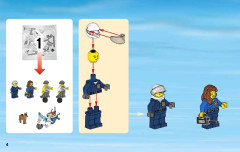 LEGO 60047 instructions page 4 – build guide