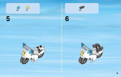 LEGO 60047 instructions page 9 – build guide