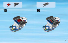 LEGO 60047 instructions page 13 – build guide
