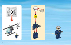 LEGO 60047 instructions page 2 – build guide