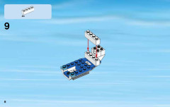 LEGO 60047 instructions page 8 – build guide