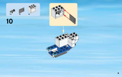LEGO 60047 instructions page 9 – build guide