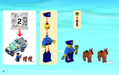 LEGO 60048 instructions page 2 – build guide