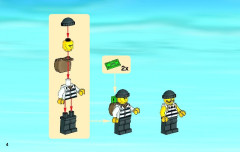 LEGO 60049 instructions page 4 – build guide